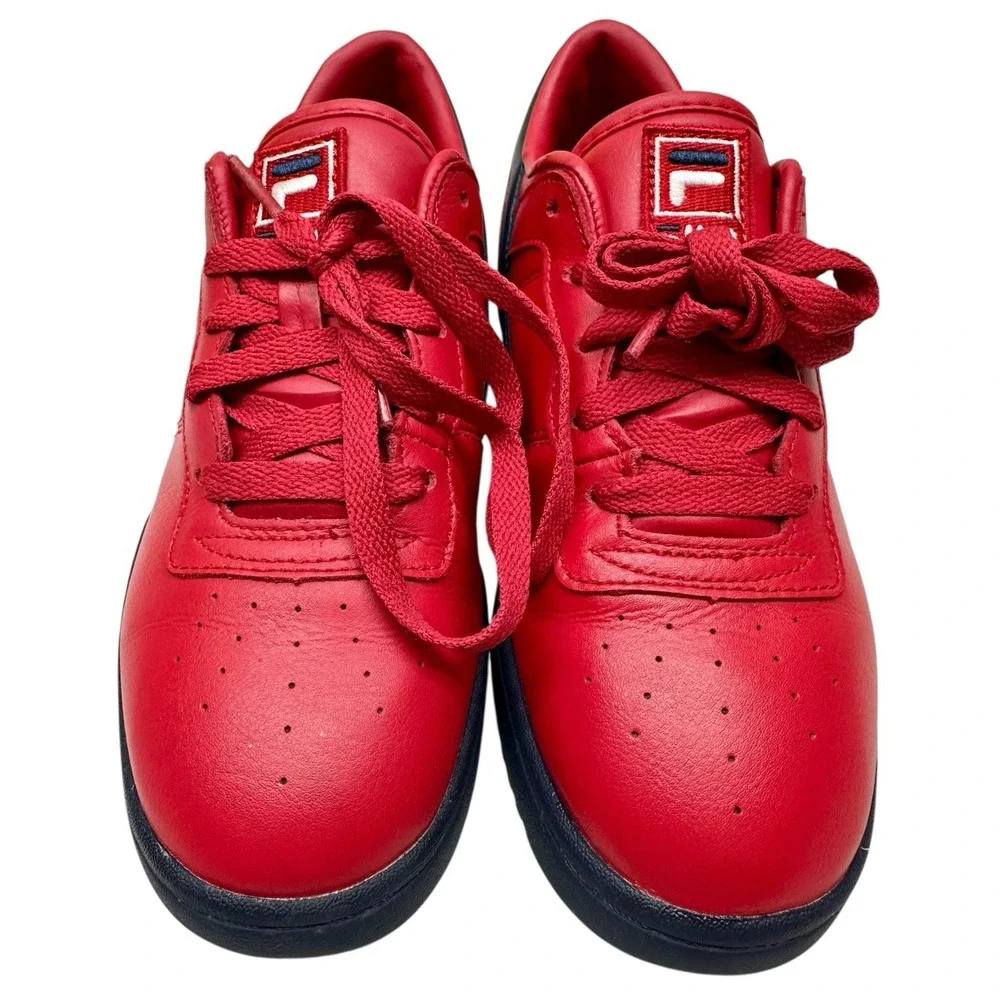 FILA Original Fitness Red Blue 3VF 80105-640 Sneakers  Size 6‎